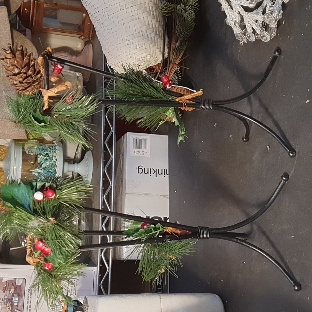 💜 Christmas candle holders set of 2